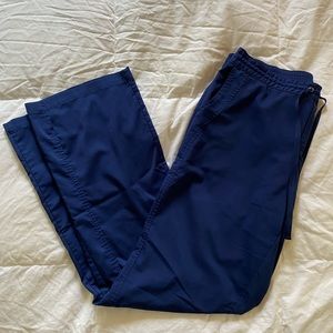 Navy blue healing hands scrub pants. Size L tall
